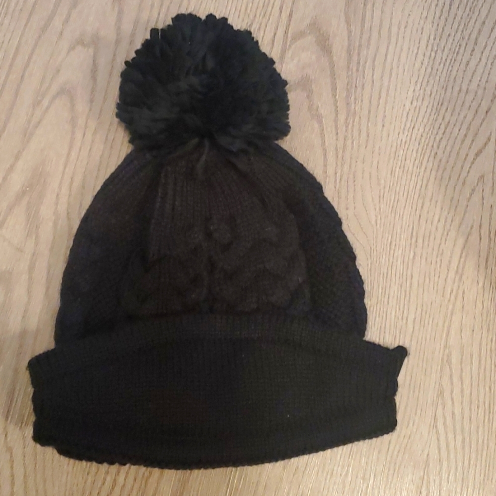 Knit hat with detachable mask